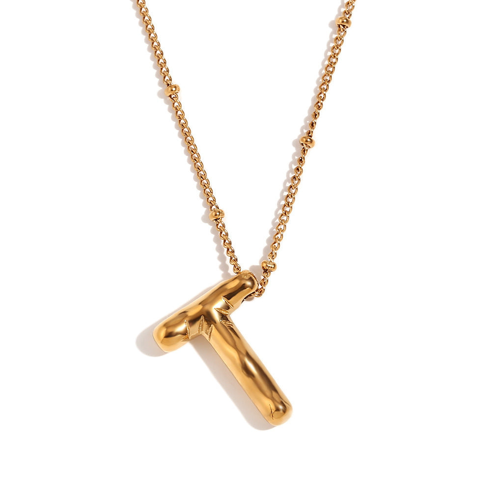 🔥Summer sale🎁⏰Bubble Letter Necklace