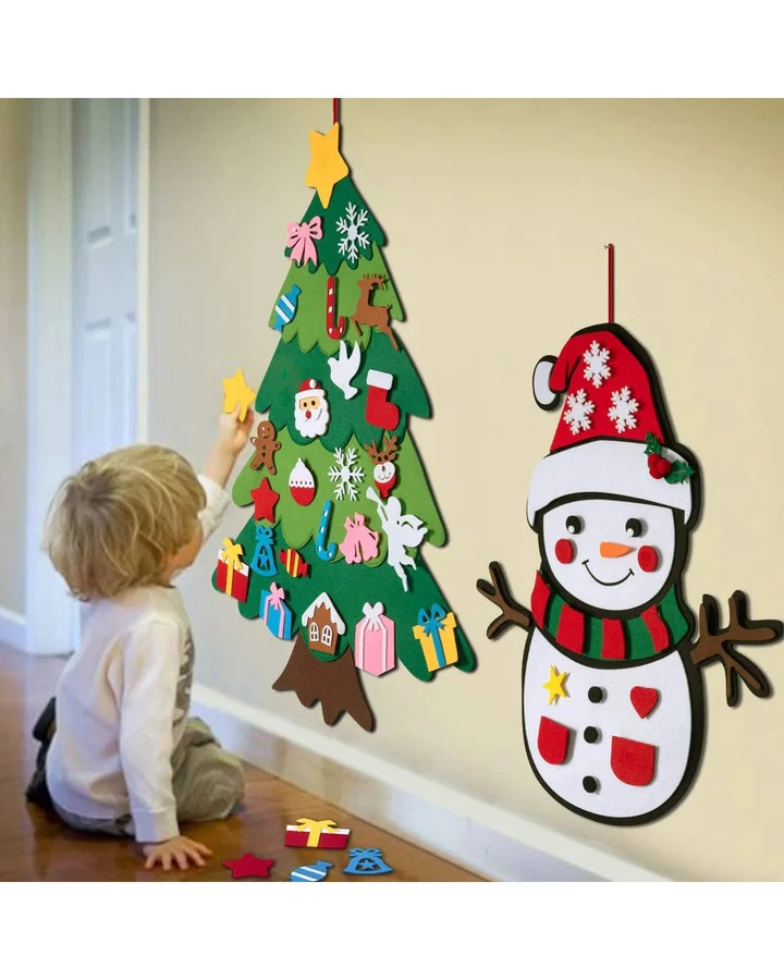 šDIY Felt Christmas Tree Setšļ¼š„Buy 2 Get Extra 10% OFF ļ¼