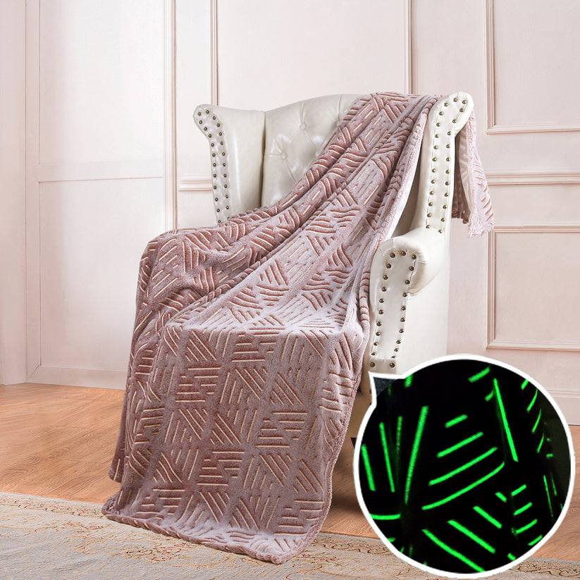 Double Sided Flannel Luminous Blanket