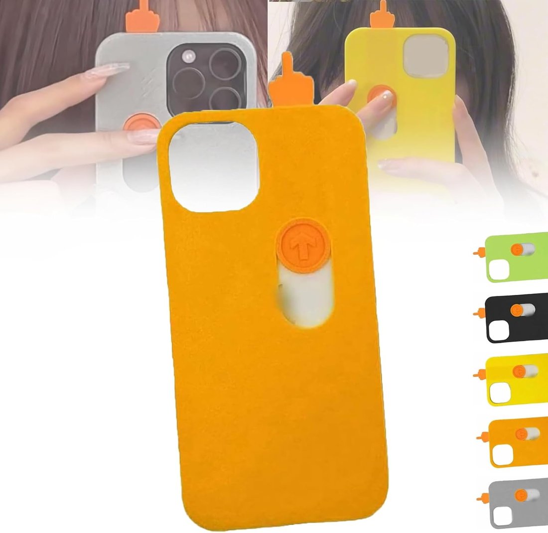 Creative Finger Slide Toy Phone Case for Apple iPhone