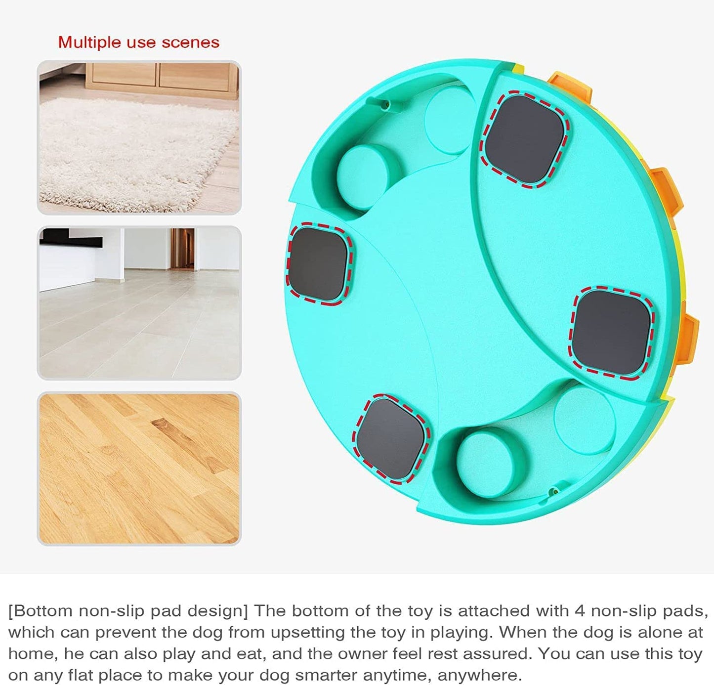 🔥Summer hot sale 49% OFF - Wisdom Dog Toys Slow Leakage Feeding Training