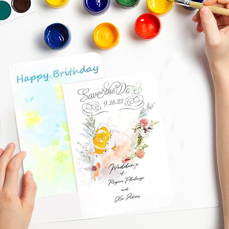 Blank Watercolor Cards and Envelopes