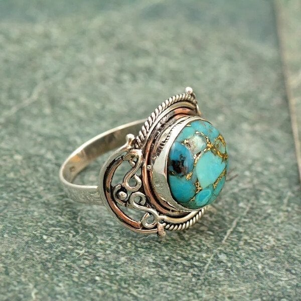 🎁Boho Turquoise Ring