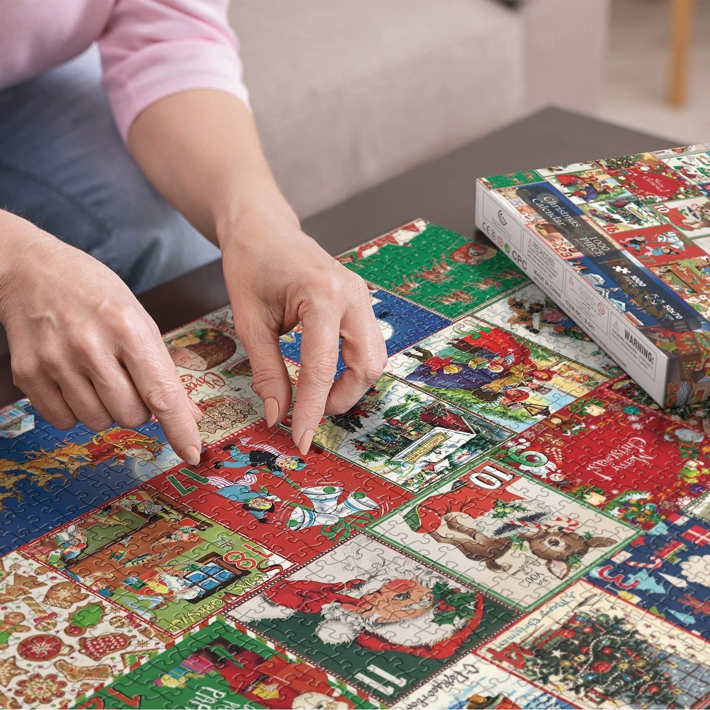 🎄Christmas Advent Calendar Jigsaw Puzzle 1000pcs🧩