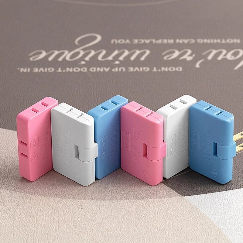 🔥Rotatable Socket Converter One In Three 180 Degree Extension Plug