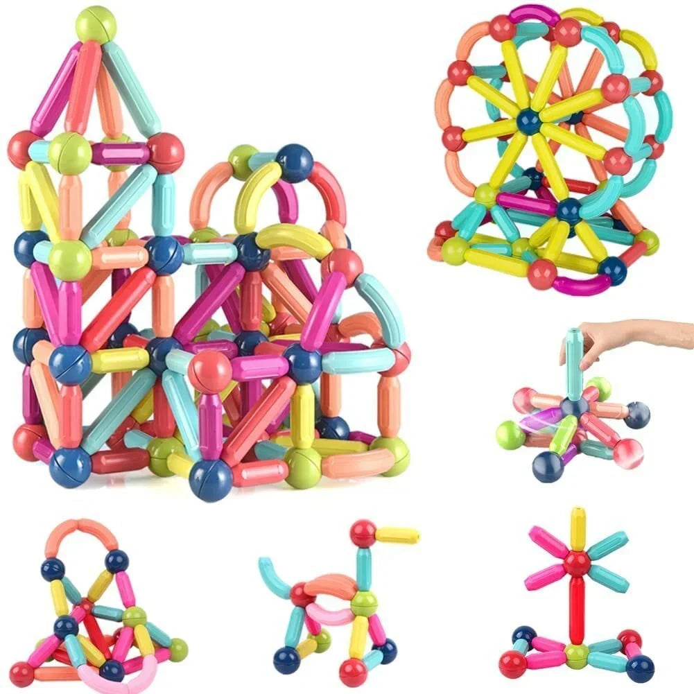 Last Day Special Sale 75% OFF -š„-Magnetic Balls and Rods Set Educational Magnet Building Blocks