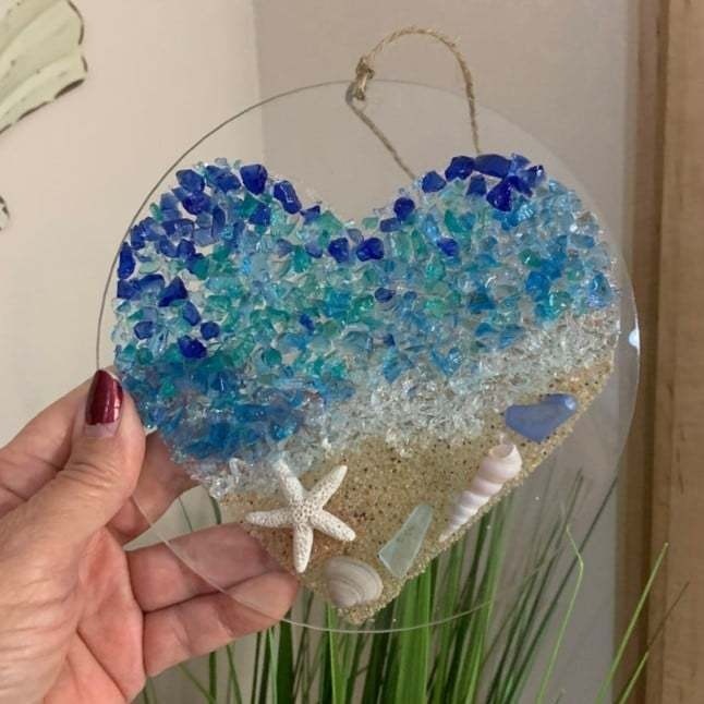 Christmas Tree Beach Ornament
