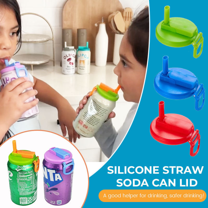 🔥 Last Day Promotion 50% OFF🔥 - Silicone Straw Soda Can Lids
