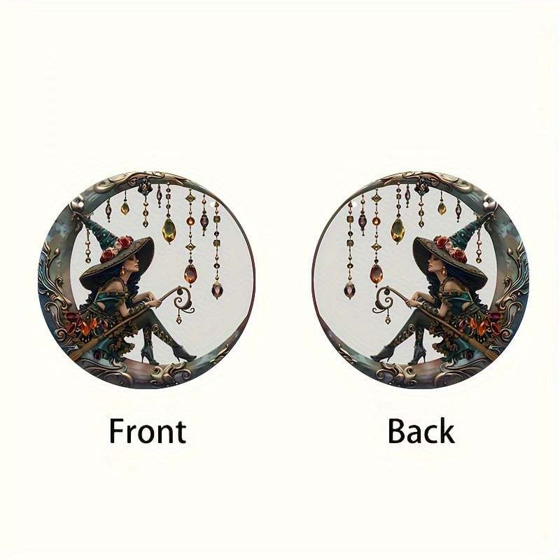 🧙♀️Beautiful Witch - Personalized Witch Window Hanging Suncatcher Ornament Gift