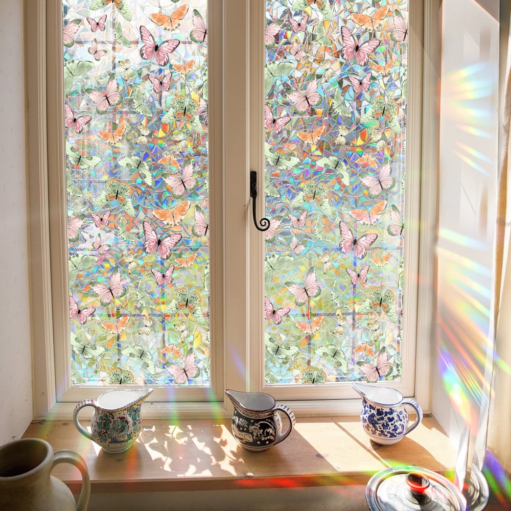 🎄Christmas Sales 49% OFF-Colorful Floral Bouquet Window Sticker