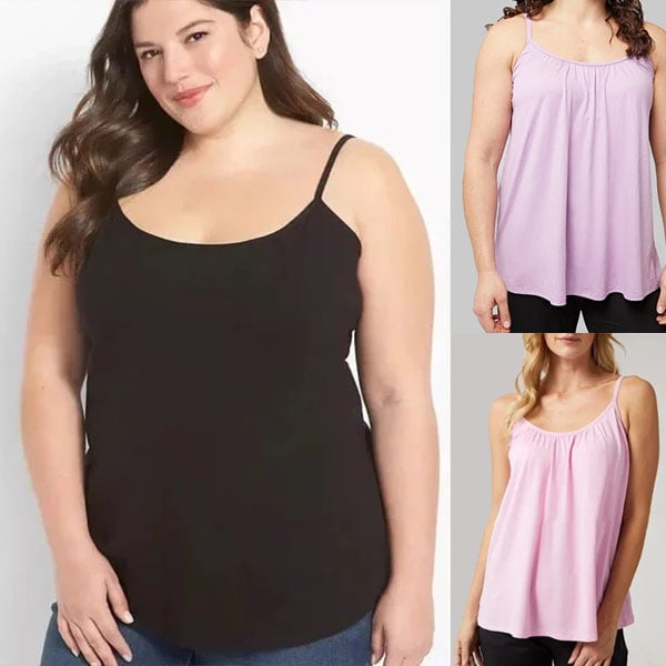🔥2025 New Arrival 49% OFF🔥Loose-fitting Tank Top With Built-in Bra