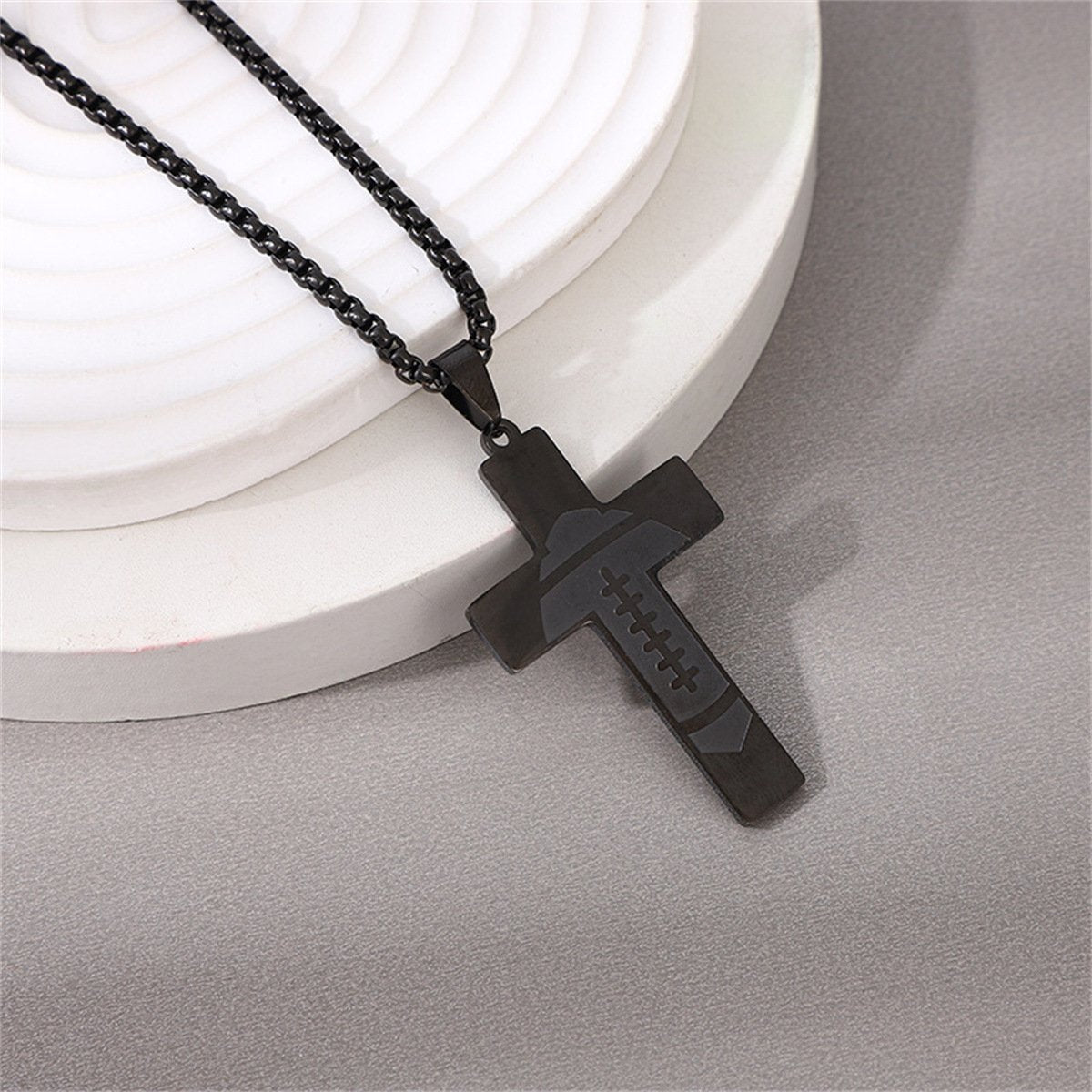 š„LAST DAY 49% OFF - American Football Cross Bible Pendant