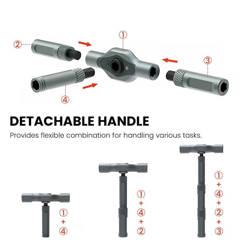 š„Last Day Promotion 49% OFFš„DIY screwdriver 24 in 1, switchable screwdriver shape to adapt to various home repairs