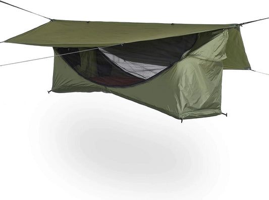 Lay-Flat Tent Waterproof, Bug Net|FREE Pad + Rainfly & free shipping