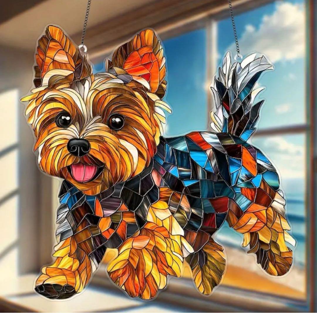 🌞🐕🦺Cute Chihuahua Suncatcher