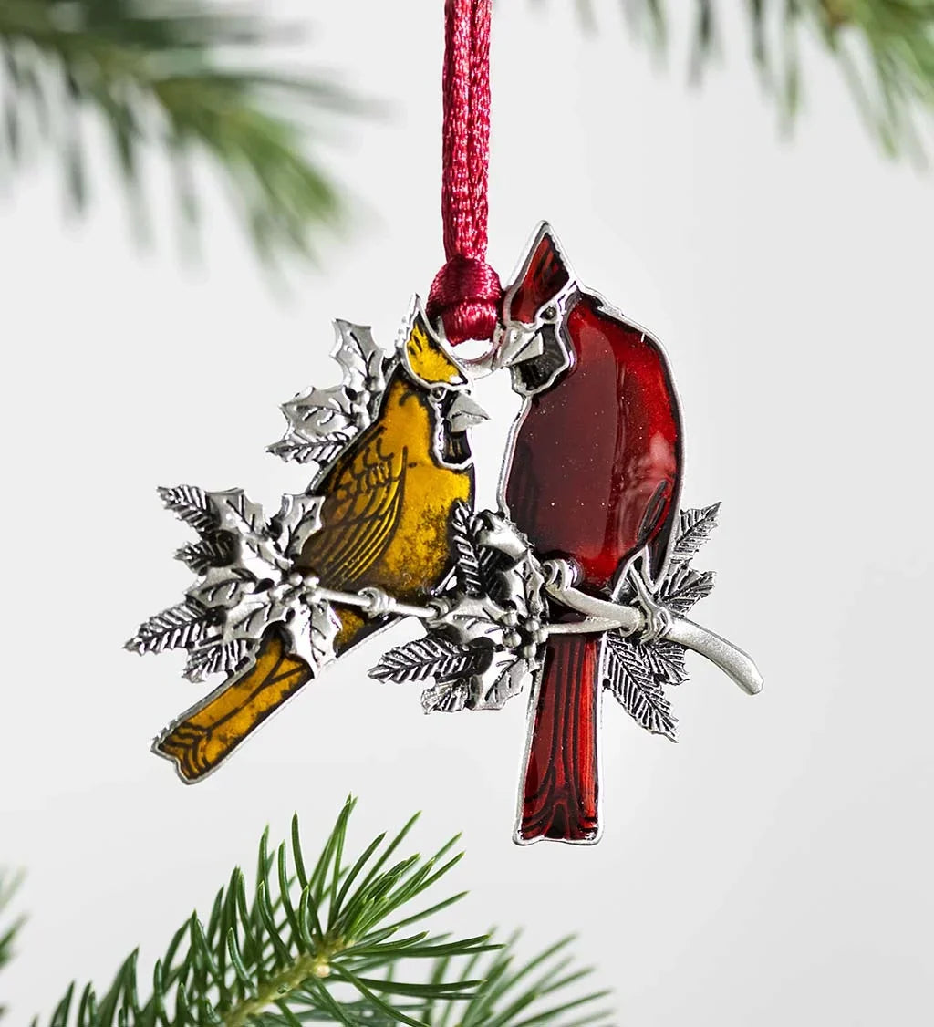 šSolid Pewter Christmas Tree Ornamentš„