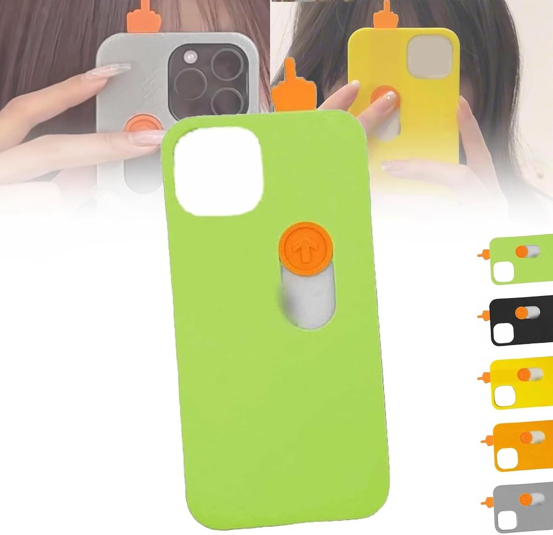Creative Finger Slide Toy Phone Case for Apple iPhone
