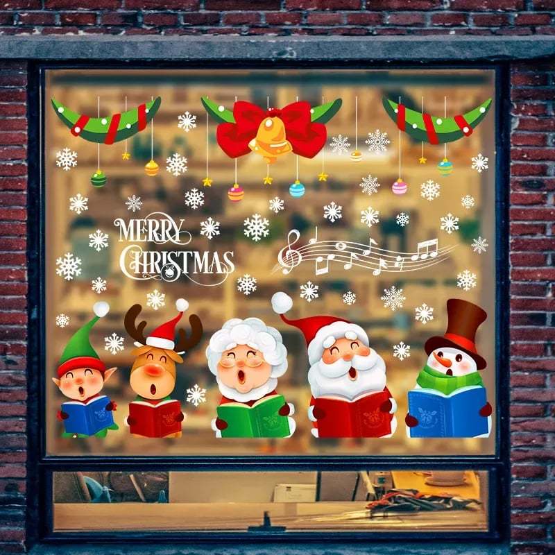 🔥Hot Sale 50% OFF- ❄Christmas Window Clings