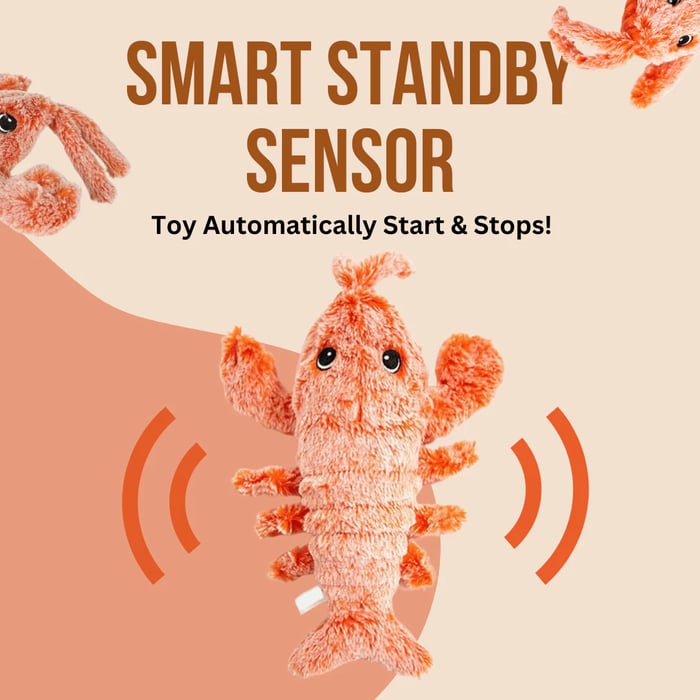 Lobster Interactive Dog Toy