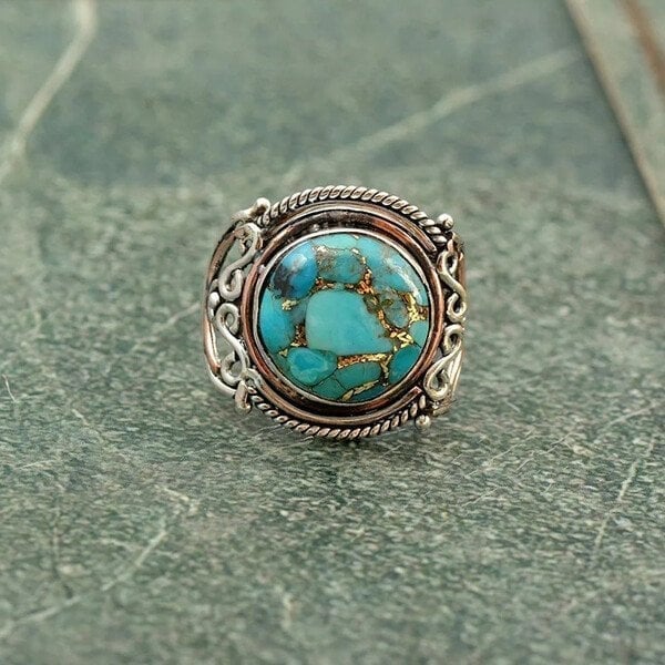 🎁Boho Turquoise Ring