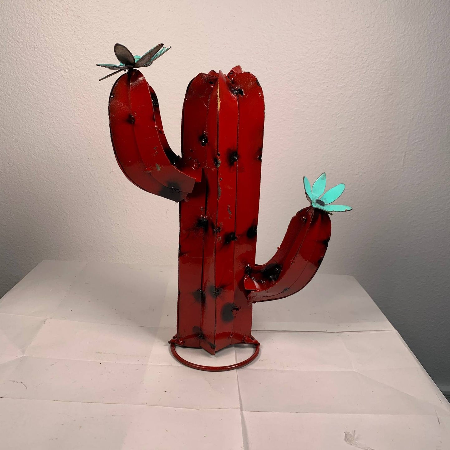 Mini Metal Saguaro Cactus - Garden Artšµ