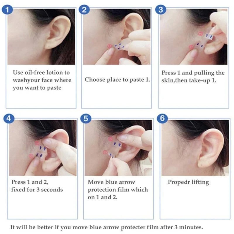 đ„Last Day 70% OFFđ„Invisible Face Lifter TapeâšHas a delicate V face(120pcs)