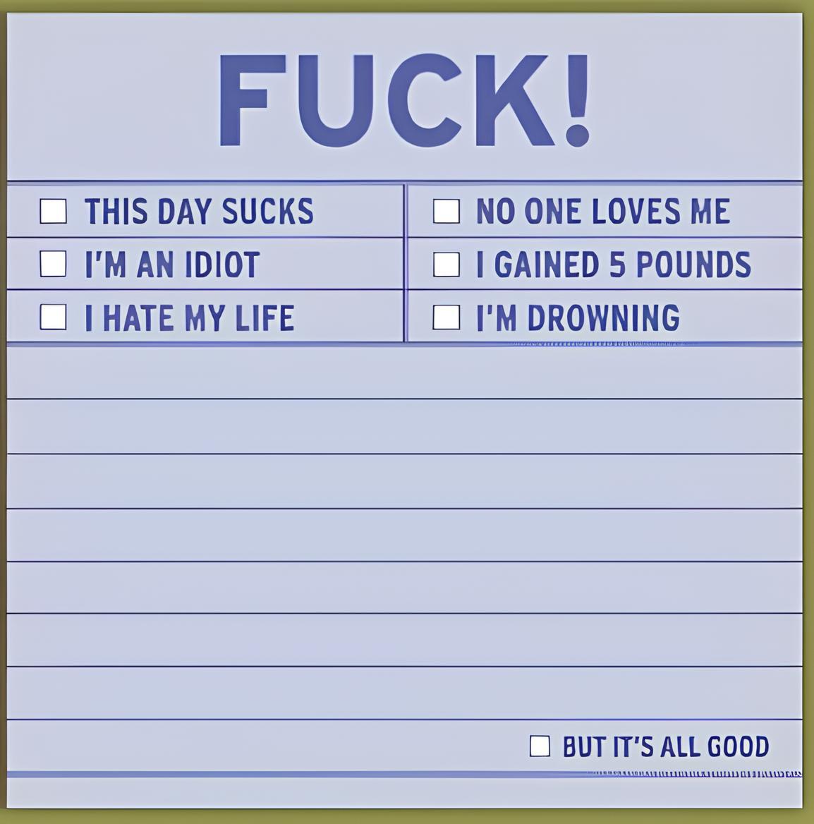 💖Christmas Gifts – Fun Office Post-it Notes