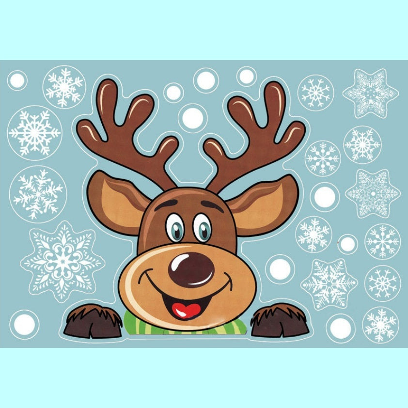 🎄Christmas static window🎅 decoration stickers