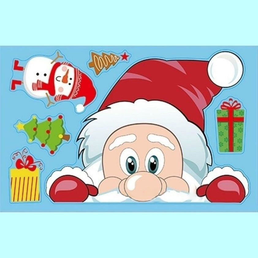 🎄Christmas static window🎅 decoration stickers