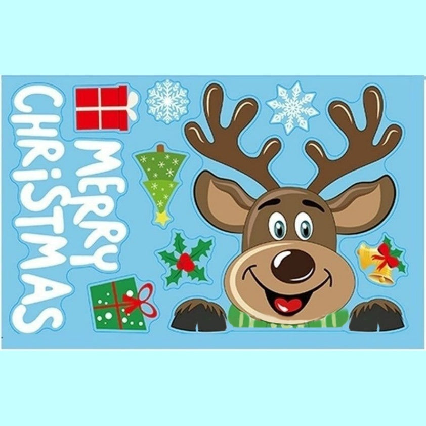 🎄Christmas static window🎅 decoration stickers