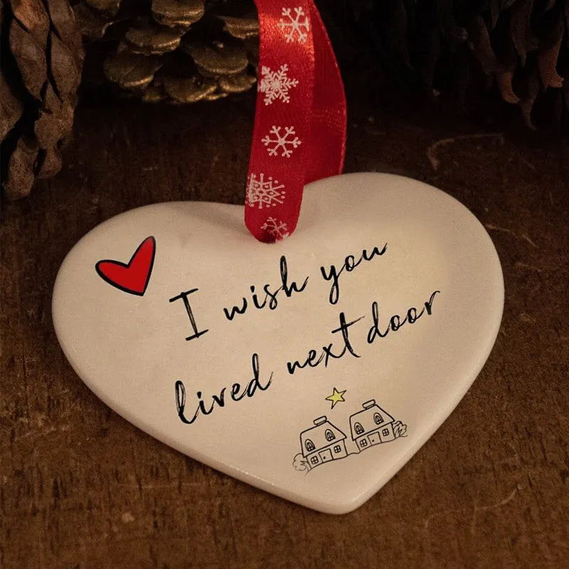 Friendship Heart Hanging Ornament