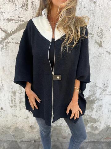 🔥Casual Stand Collar Half Zip Jacket