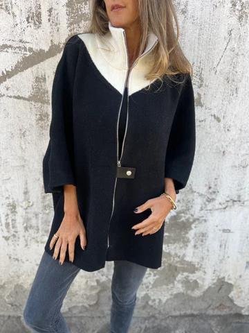 🔥Casual Stand Collar Half Zip Jacket