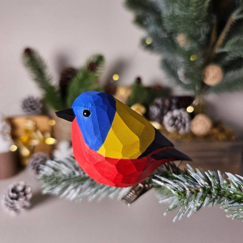 🦜Enchanting Handcrafted Clip-On Bird Ornaments for Christmas Trees 🎄