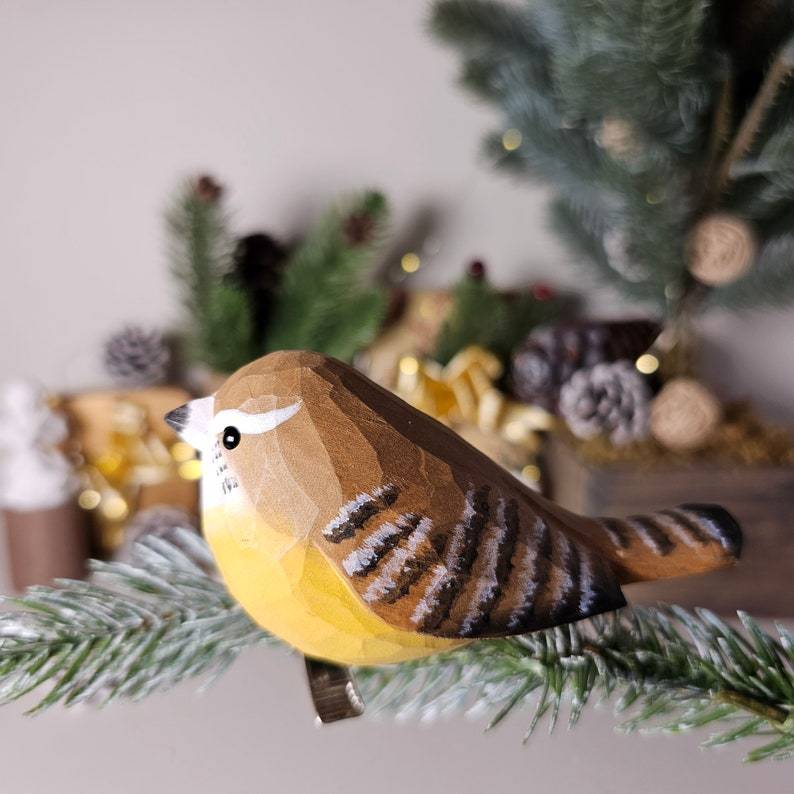 🦜Enchanting Handcrafted Clip-On Bird Ornaments for Christmas Trees 🎄
