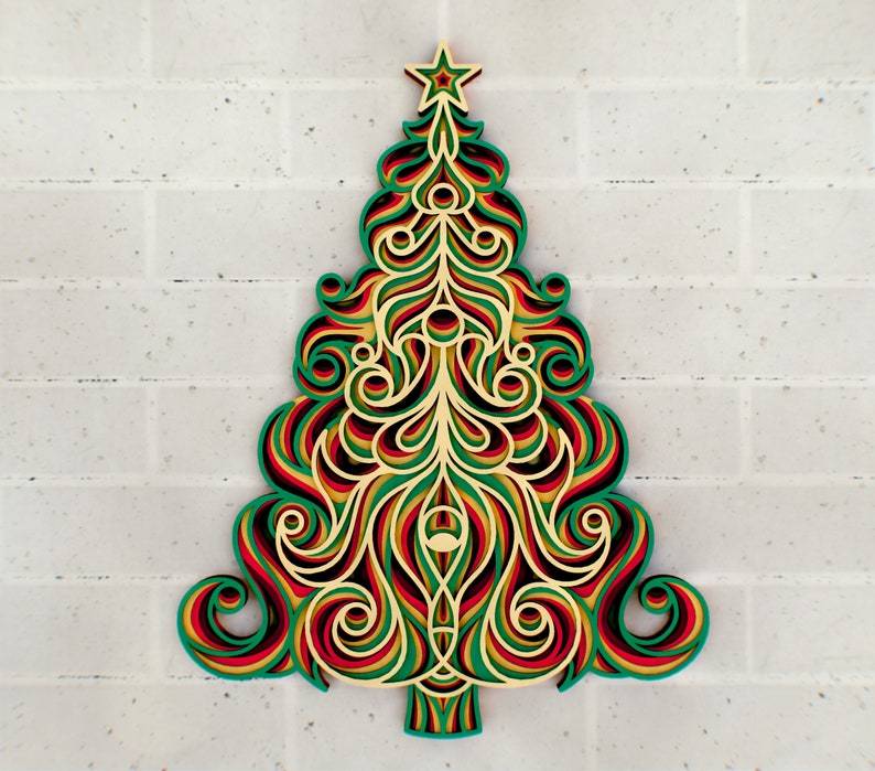 🔥CHRISTMAS SALE🔥🎄The Christmas Tree-3D Zentangle Art.