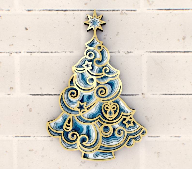 🔥CHRISTMAS SALE🔥🎄The Christmas Tree-3D Zentangle Art.
