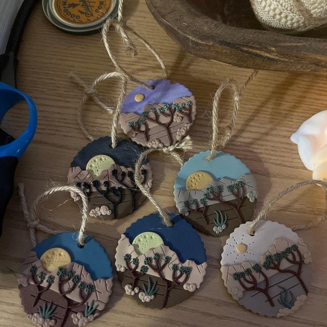 Handmade-NATIONAL PARK Tree Ornaments