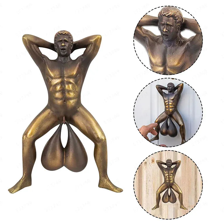 🤣Funny Halloween Gag Gift Door Knocker for Mens Birthday Gift