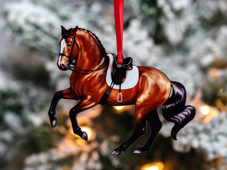 🐴Dressage Horse Gifts for Christmas Decorations