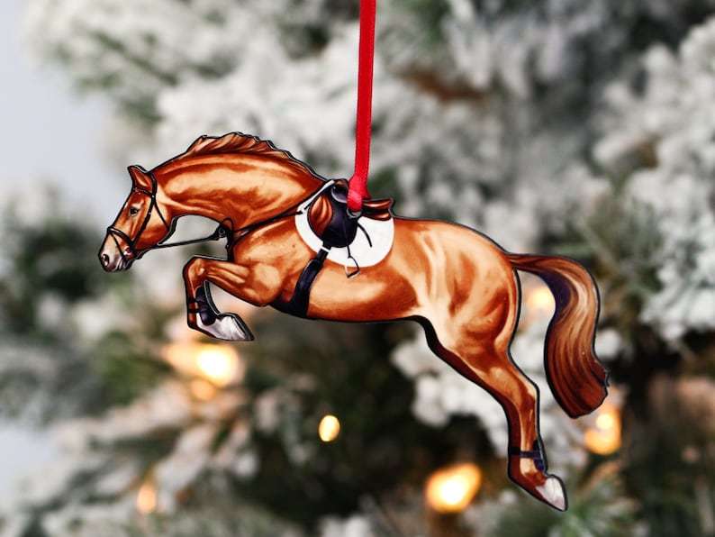 🐴Dressage Horse Gifts for Christmas Decorations