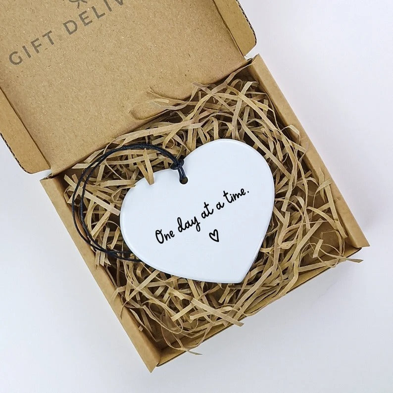 Friendship Heart Hanging Christmas Ornament