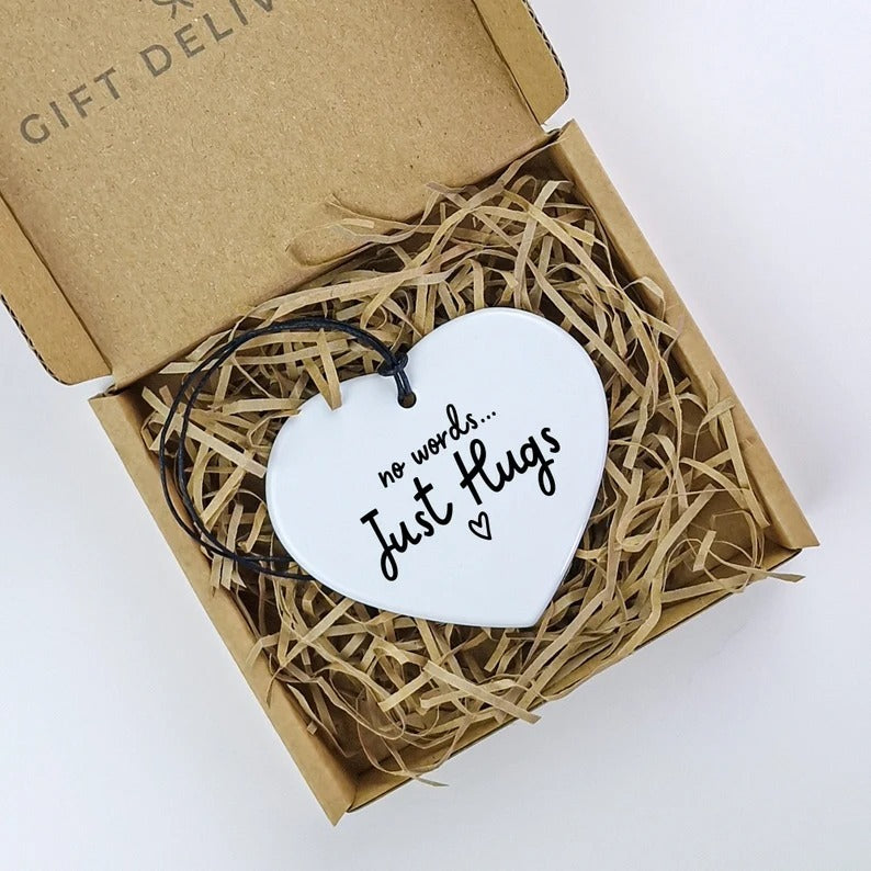 Friendship Heart Hanging Christmas Ornament