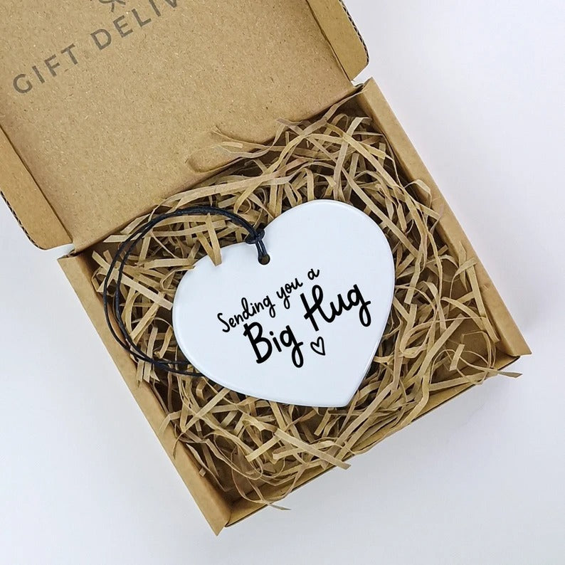 Friendship Heart Hanging Christmas Ornament