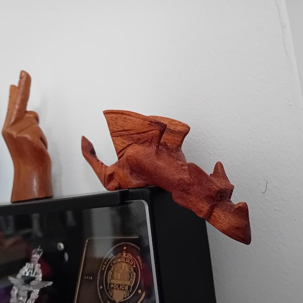 Handcarved Wooden Dragon