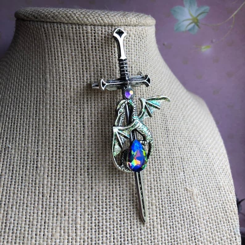 Dragon Sword Pin