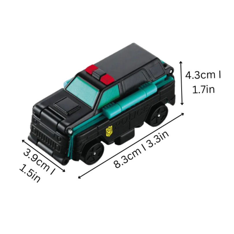 FlipRacers Transformable Dual-Design Toy Cars