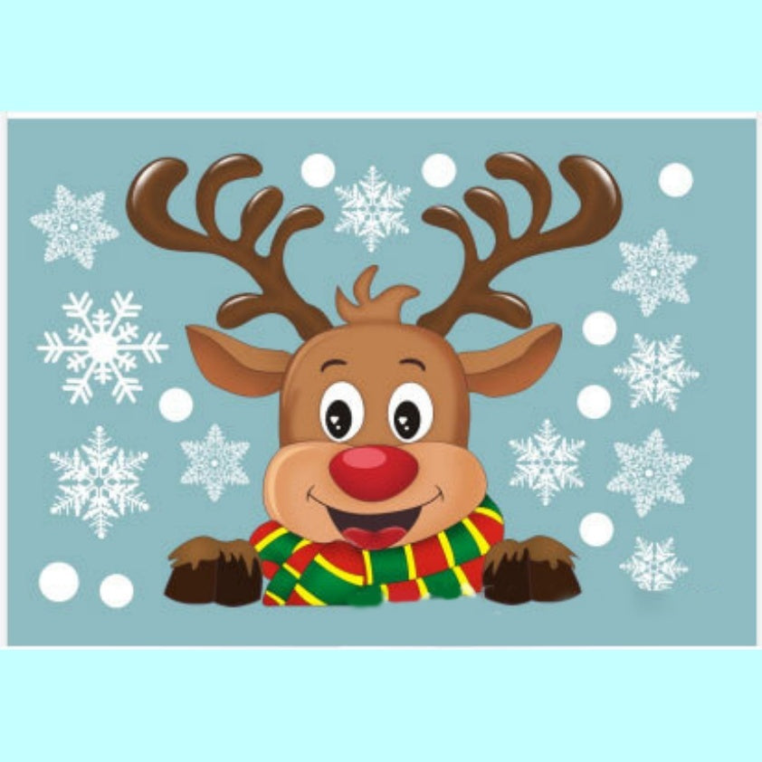 🎄Christmas static window🎅 decoration stickers