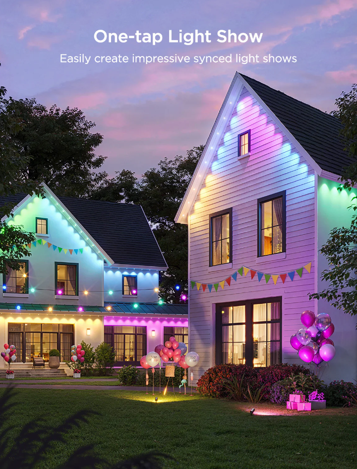 🔥Hot sale🔥Bluetooth remote control led permanent outdoor light