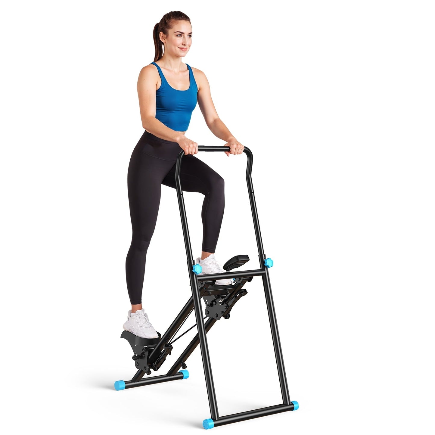 Advanced Vertical Climber – Folds up neatly to fit any room.